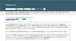 Desktop Screenshot of magicsearch.org